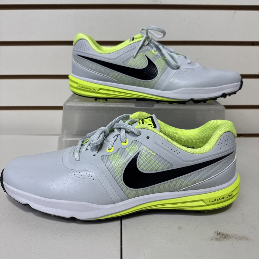 Nike Lunar Command Men's Golf Shoes Size 13 Gray Volt 704427-005 NEW